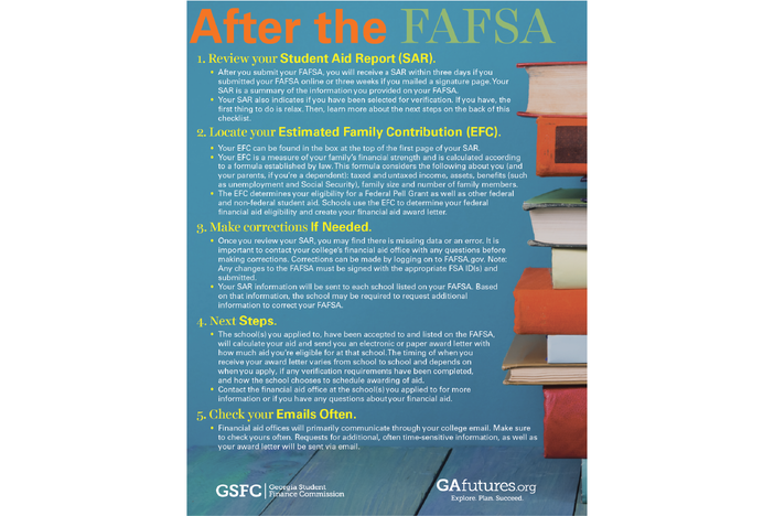 after the FAFSA brochure thumbnail